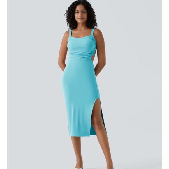 HALARA Blue Midi Dress - Picture 2 of 3